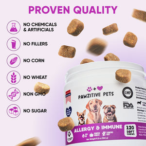 Dog Allergy Chews for Itchy Skin