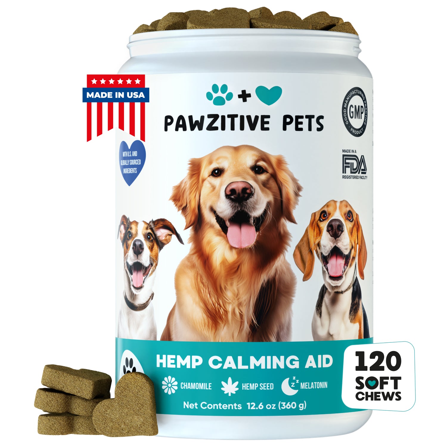 Hemp Calming Chews for Dogs