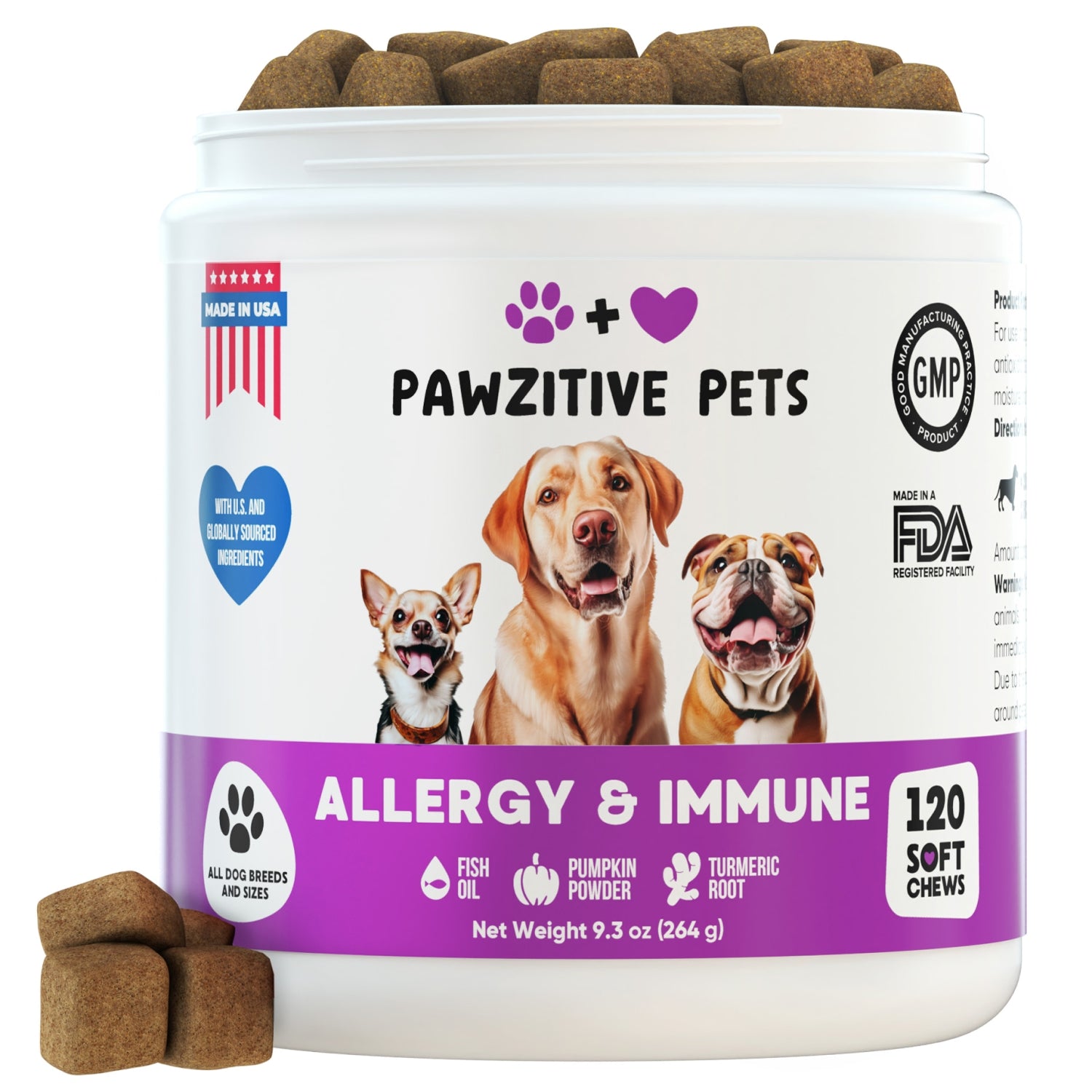 Dog Allergy Chews for Itchy Skin